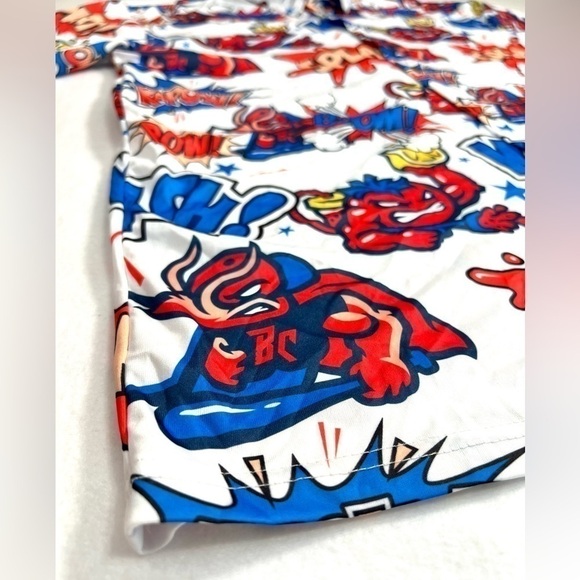 DESTROYER ROCKS Men’s Jacksonville Jumbo Shrimp Baseball Comic Hawaiian Shirt XL - Picture 9 of 12